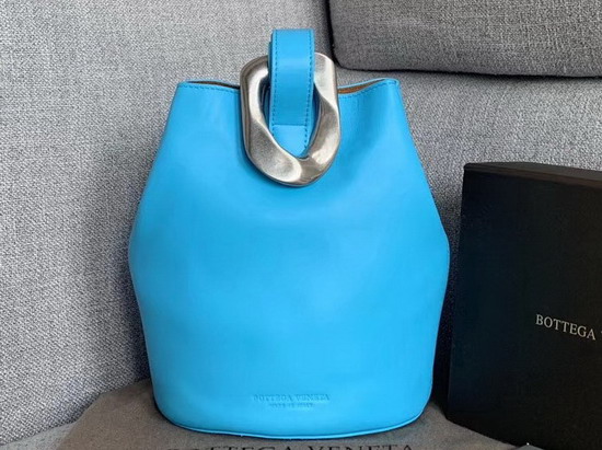 Bottega Veneta Drop Bag in Sky Blue Nappa Lambskin