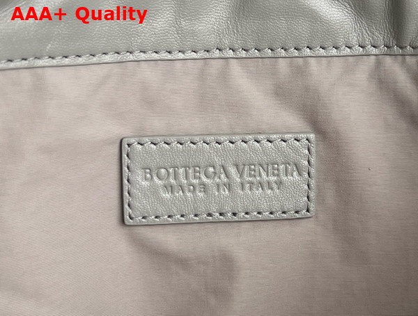 Bottega Veneta Dustbag in Sterling Intrecciato Calfskin Leather Replica