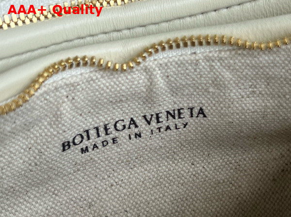 Bottega Veneta Gemelli Messenger Bag in Sea Salt Intrecciato Leather Replica