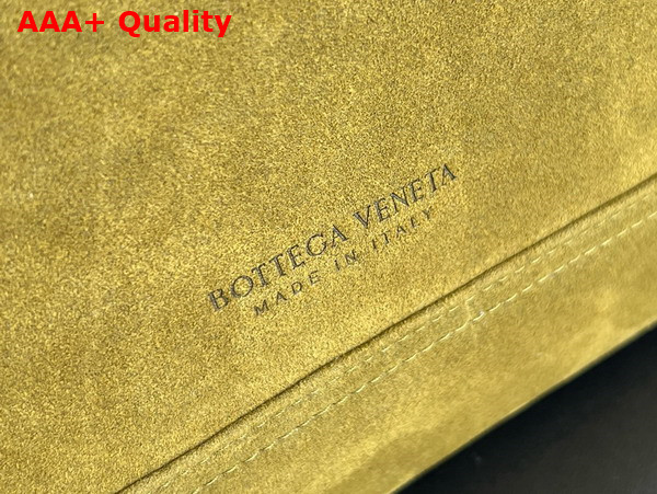 Bottega Veneta Hop Bag in Olive Suede Leather Replica