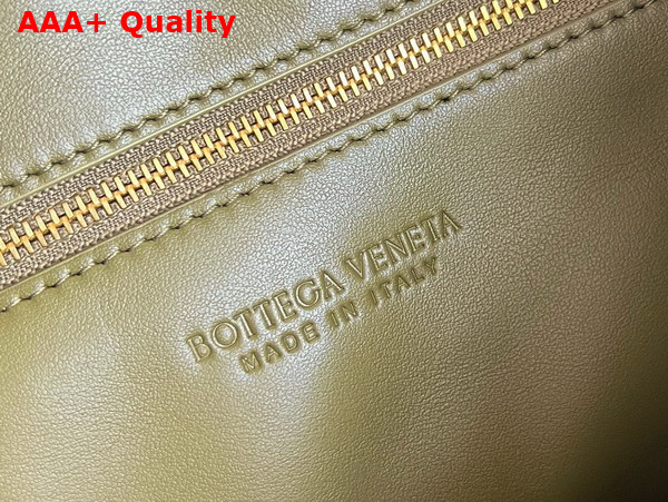 Bottega Veneta Hop Bag in Olive Suede Leather Replica