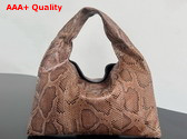 Bottega Veneta Hop Shoulder Bag in Python Leather Replica