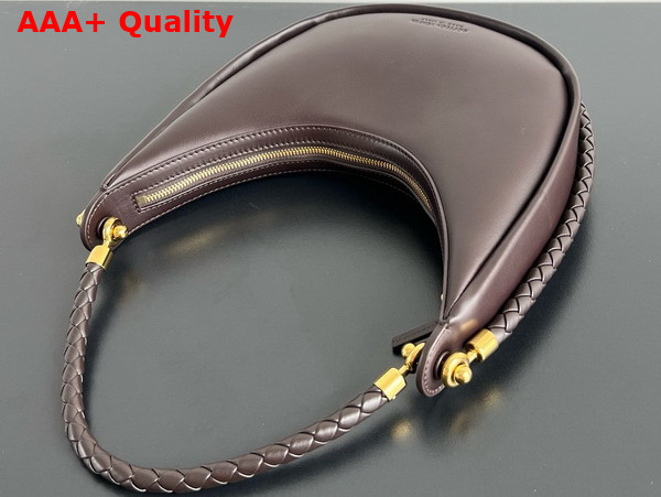 Bottega Veneta Hula Hoop Shoulder Bag in Fondant Smooth Leather with Double Coaxial Strap Replica