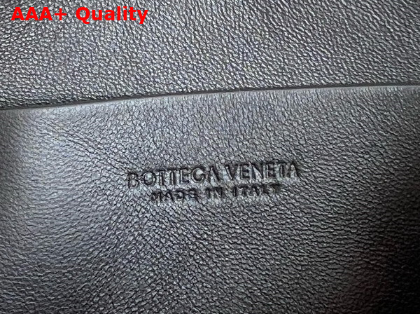 Bottega Veneta Intrecciato Concert Pouch in Black Intrecciato Nappa Leather Replica