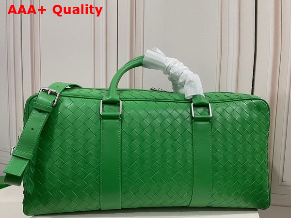 Bottega Veneta Intrecciato Gym Bag Parakeet Calfskin Replica