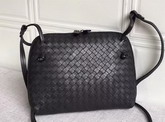 Bottega Veneta Intrecciato Nappa Leather Nodini Bag in Black