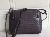 Bottega Veneta Intrecciato Nappa Leather Nodini Bag in Dark Grey