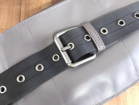 Bottega Veneta Intrecciato VN Belt Bag in Grey Calf Leather