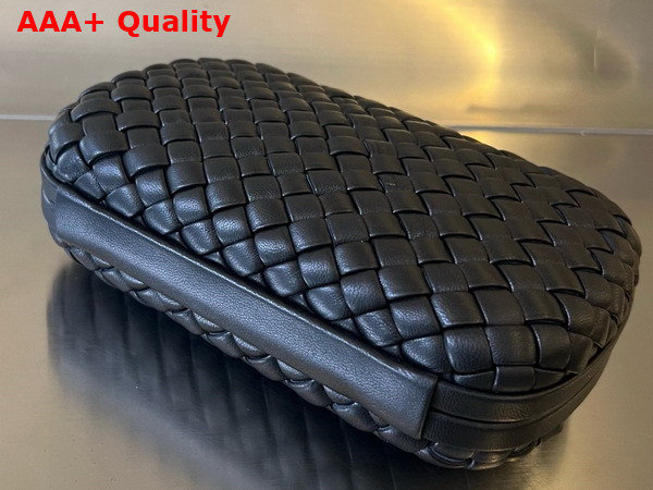 Bottega Veneta Knot Black Padded Intreccio Leather Minaudiere Replica