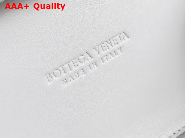 Bottega Veneta Knot Bone Foulard Intreccio Leather Minaudiere Replica