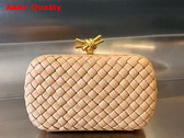 Bottega Veneta Knot Cipria Padded Intreccio Leather Minaudiere Replica