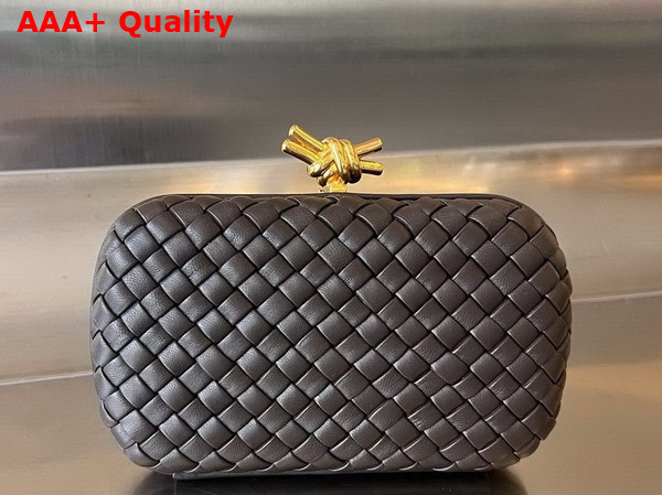 Bottega Veneta Knot Fondant Padded Intreccio Leather Minaudiere Replica