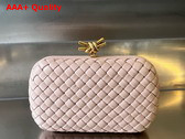 Bottega Veneta Knot Lotus Padded Intreccio Leather Minaudiere Replica