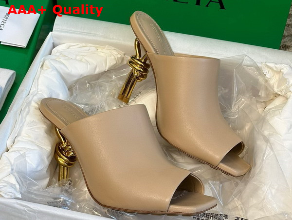 Bottega Veneta Knot Mule Cipria Lambskin Replica