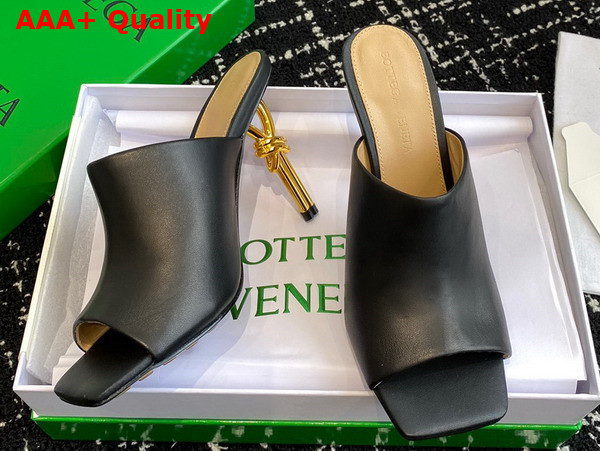 Bottega Veneta Knot Mule in Black Lambskin Replica