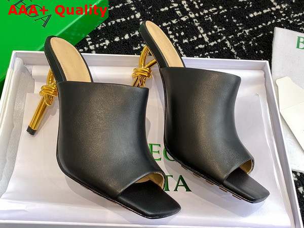 Bottega Veneta Knot Mule in Black Lambskin Replica