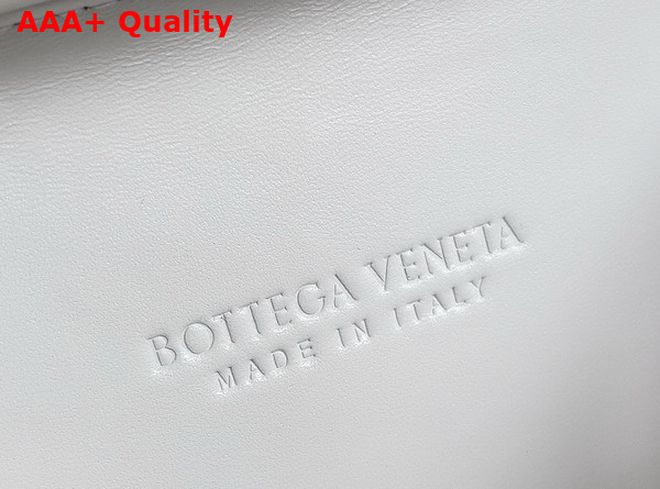 Bottega Veneta Knot On Strap White Padded Intreccio Leather Replica