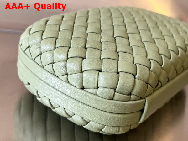 Bottega Veneta Knot Travertine Padded Intreccio Leather Minaudiere Replica