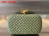 Bottega Veneta Knot Travertine Padded Intreccio Leather Minaudiere Replica