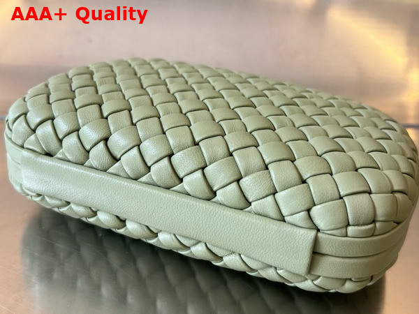 Bottega Veneta Knot Travertine Padded Intreccio Leather Minaudiere Replica