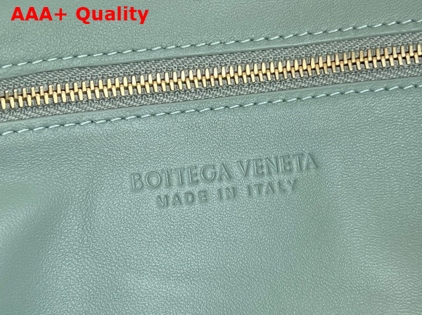 Bottega Veneta Large BV Jodie Bag in Aloe Intrecciato Lambskin Replica