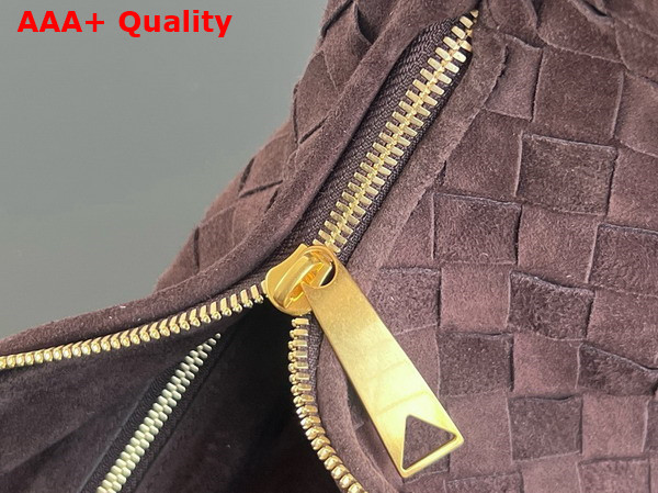 Bottega Veneta Large BV Jodie Bag in Fondant Intrecciato Suede Leather Replica