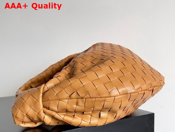 Bottega Veneta Large BV Jodie Bag in Tan Intrecciato Lambskin Replica