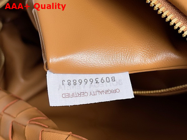 Bottega Veneta Large BV Jodie Bag in Tan Intrecciato Lambskin Replica