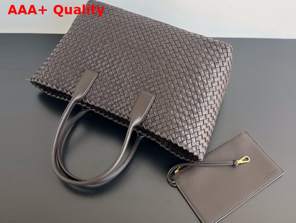 Bottega Veneta Large Cabat Fondant Intreccio Leather Tote Bag Replica