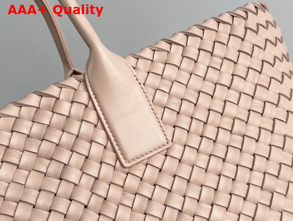 Bottega Veneta Large Cabat Lotus Intreccio Leather Replica