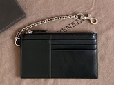 Bottega Veneta Large Card Case in Nero Nappa Lambskin