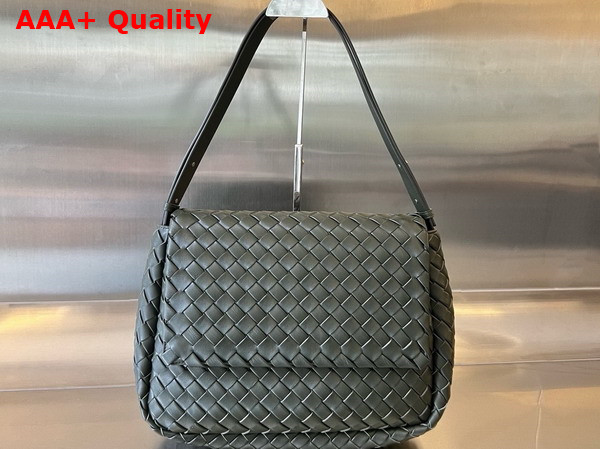 Bottega Veneta Large Cobble Messenger in Camping Replica