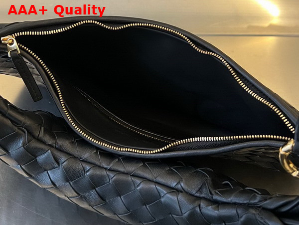 Bottega Veneta Large Gemelli Bag in Black Intrecciato Leather Replica