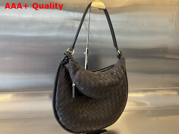 Bottega Veneta Large Gemelli Shoulder Bag in Fondant Intrecciato Leather Replica