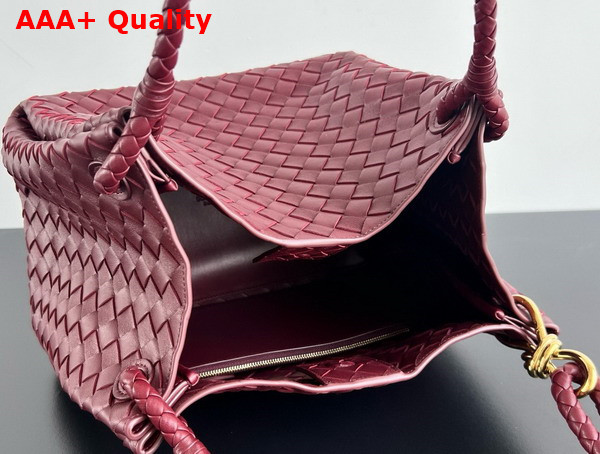 Bottega Veneta Large Parachute Shoulder Bag in Barolo Supple Intrecciato Leather Replica