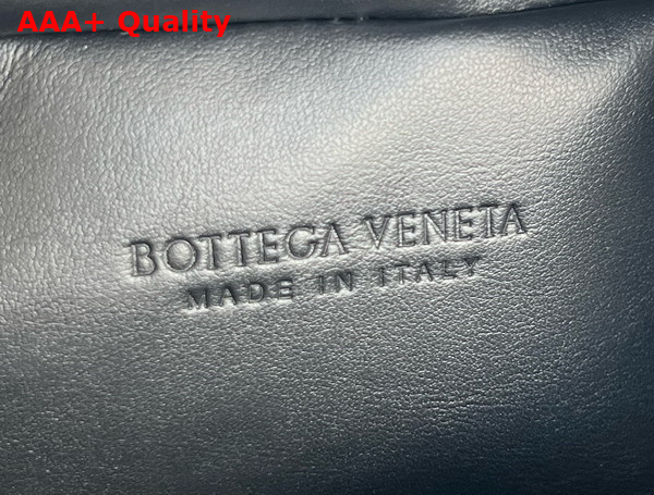 Bottega Veneta Lets Go Shoulder Bag with Elongated Foldable Shape in Black Padded Intrecciato Leather Replica