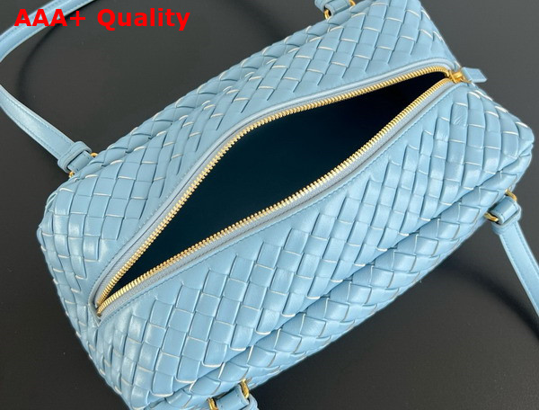 Bottega Veneta Lets Go Shoulder Bag with Elongated Foldable Shape in Ice Padded Intrecciato Leather Replica