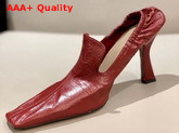 Bottega Veneta Loafer Pump in Nappa Leather with Curved Heel Rabosello Replica