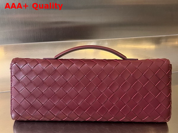 Bottega Veneta Long Clutch Andiamo with Handle Barolo Intrecciato Leather Replica