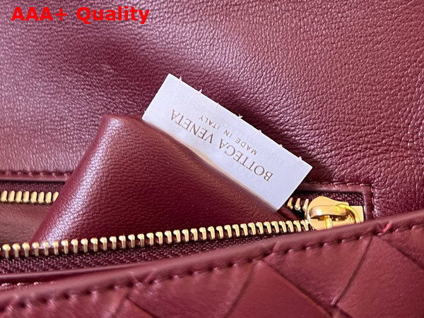 Bottega Veneta Long Clutch Andiamo with Handle Barolo Intrecciato Leather Replica