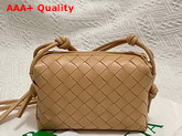 Bottega Veneta Loop Almond Mini Intrecciato Leather Cross Body Bag Replica