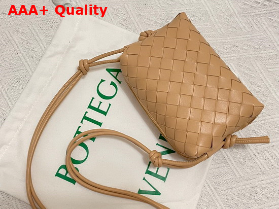 Bottega Veneta Loop Almond Mini Intrecciato Leather Cross Body Bag Replica