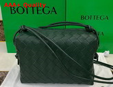 Bottega Veneta Loop Raintree Small Intrecciato Leather Cross Body Bag Replica