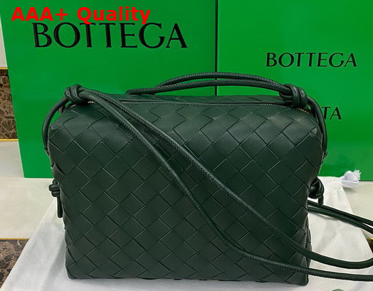 Bottega Veneta Loop Raintree Small Intrecciato Leather Cross Body Bag Replica