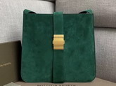 Bottega Veneta Marie Bag in Green Cashmere Suede Leather