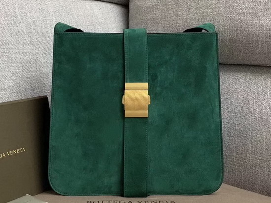 Bottega Veneta Marie Bag in Green Cashmere Suede Leather