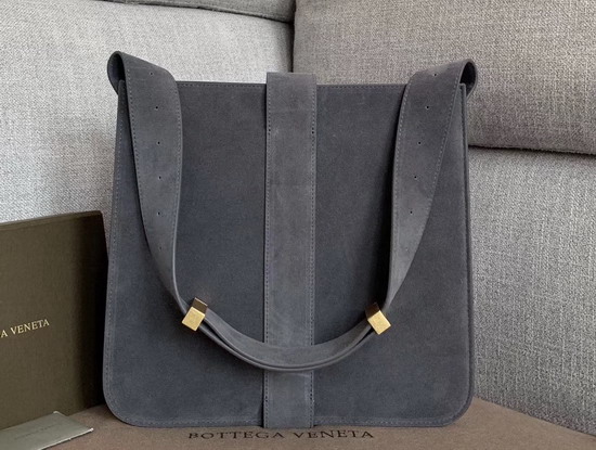 Bottega Veneta Marie Bag in Grey Cashmere Suede Leather