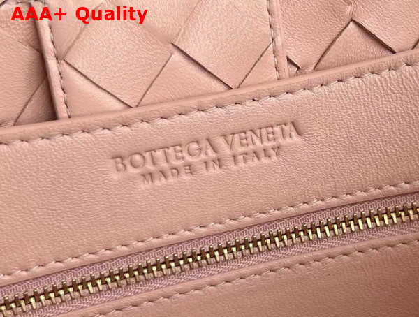 Bottega Veneta Medium Andiamo Bag in Cameo Intrecciato Leather Replica