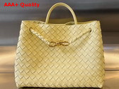 Bottega Veneta Medium Andiamo Ice Cream Intrecciato Leather Replica