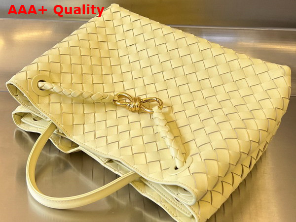 Bottega Veneta Medium Andiamo Ice Cream Intrecciato Leather Replica